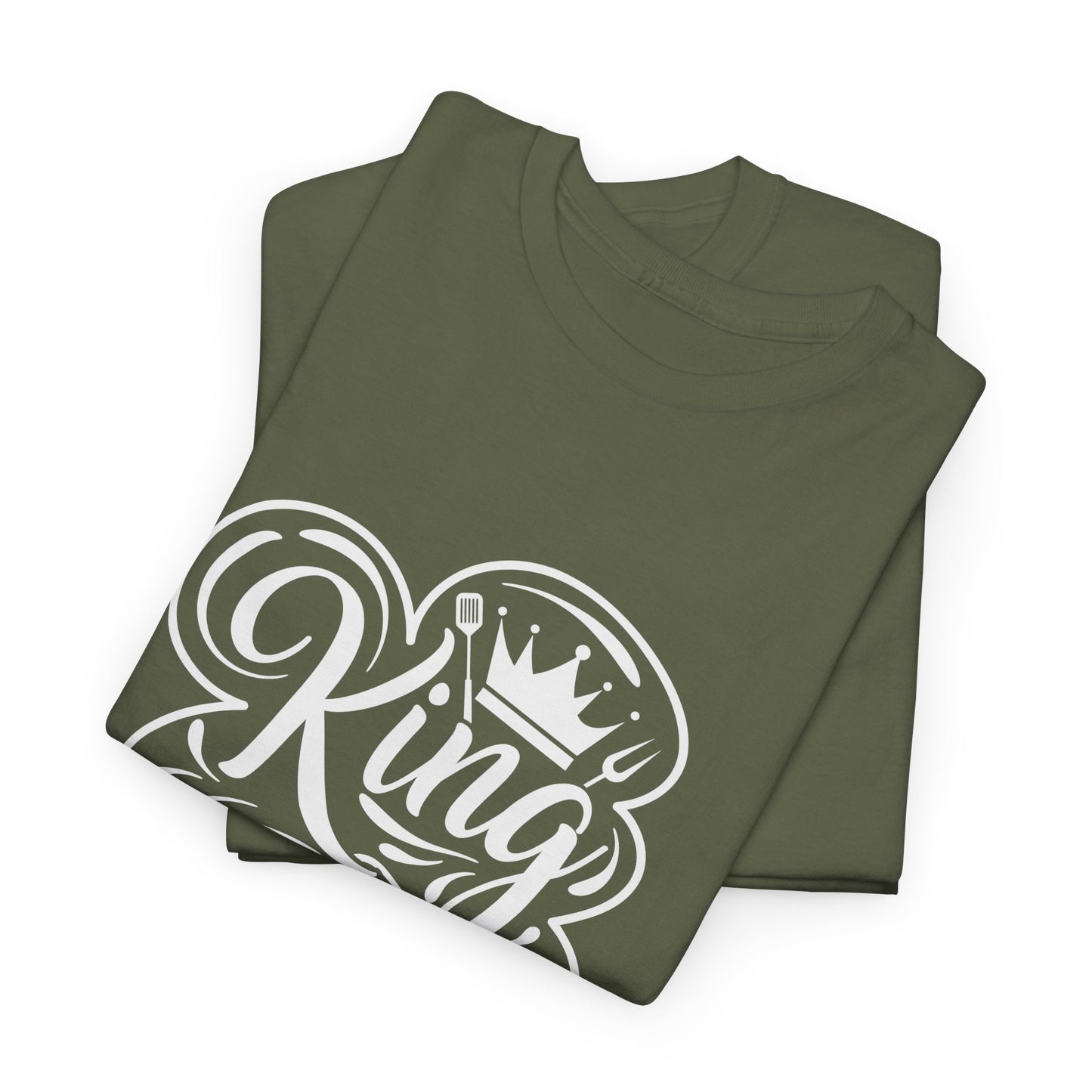 King of the Grill Heavy Cotton Tee - Perfect Gift for BBQ Lovers