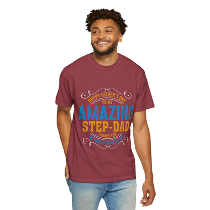 Father's Day Gift T-Shirt for Amazing Step-Dad