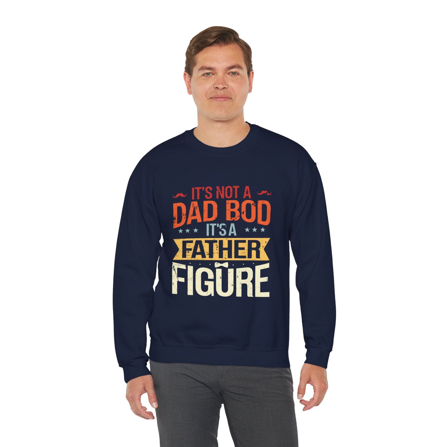 Father Figure Heavy Blend Crewneck Sweatshirt - Perfect Gift for Dads