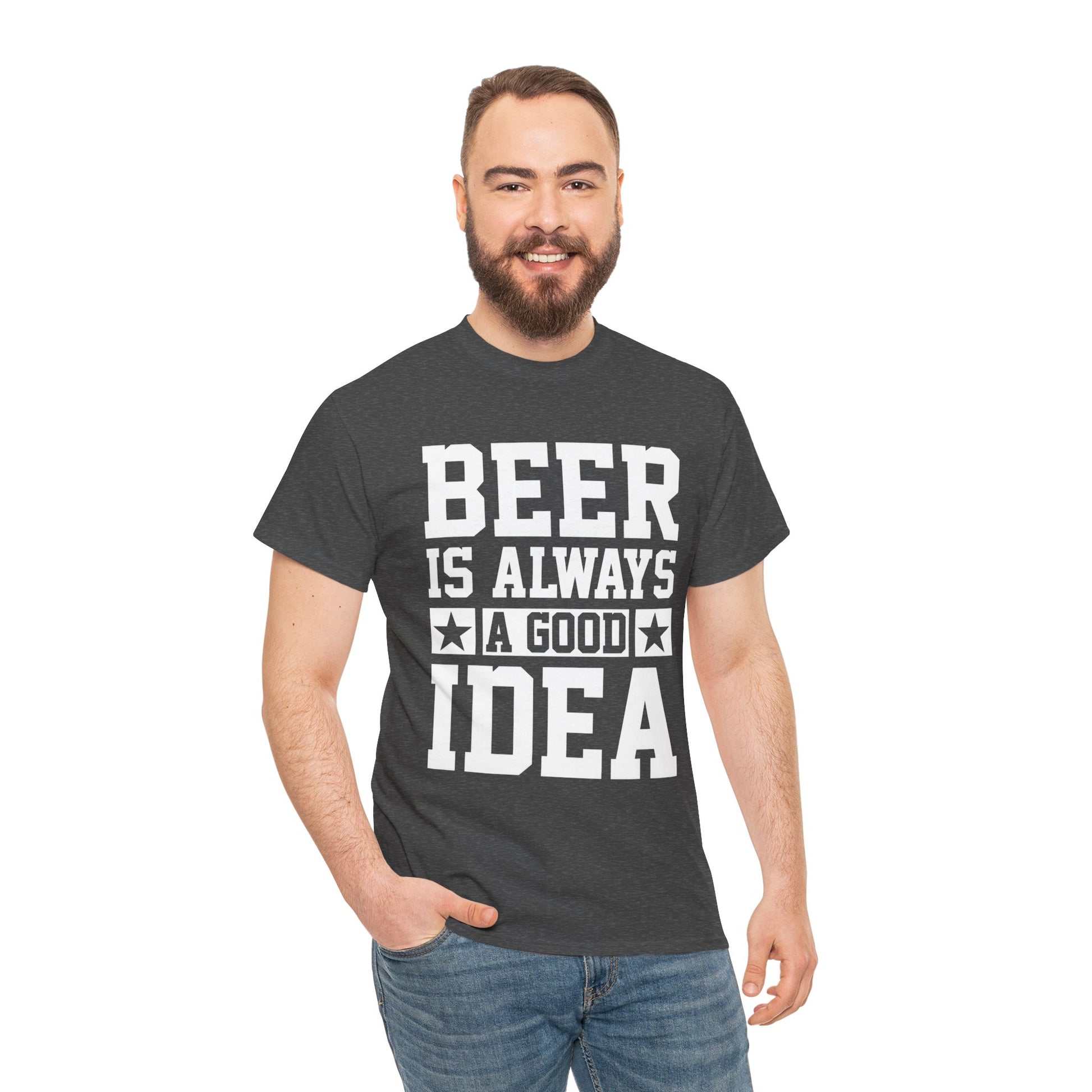 Beer is Always a Good Idea Unisex Heavy Cotton Tee