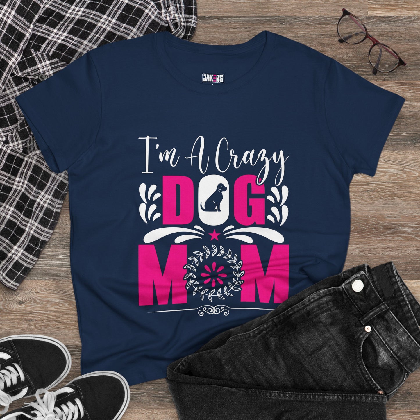 Dog Mom Women's Midweight Cotton Tee