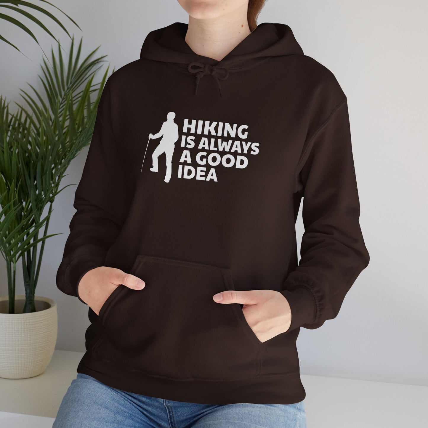 Hiking Is Always A Good Idea Unisex Heavy Blend™ Hooded Sweatshirt