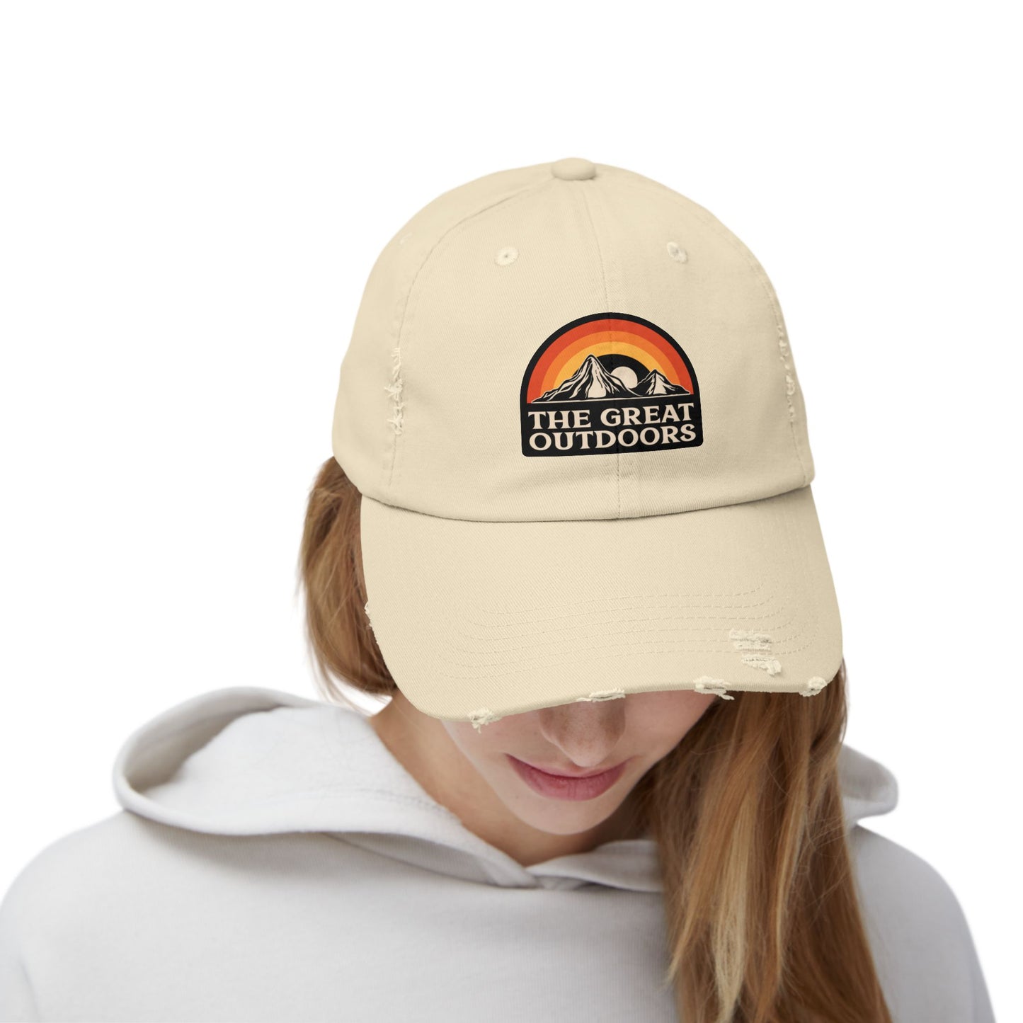 The Great Outdoors Unisex Distressed Cap