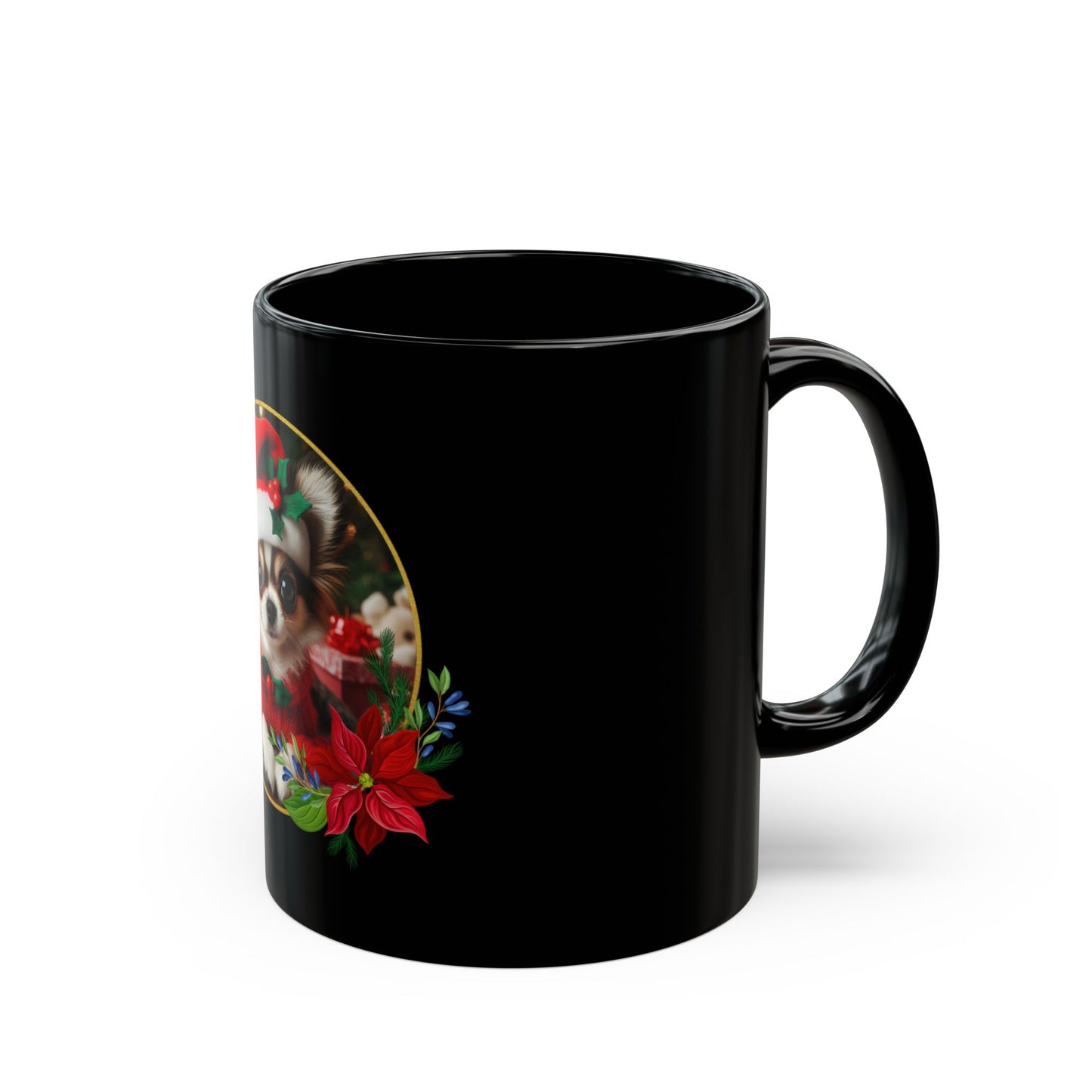 Merry Chihuahua-mas Black Mug - 11oz, 15oz