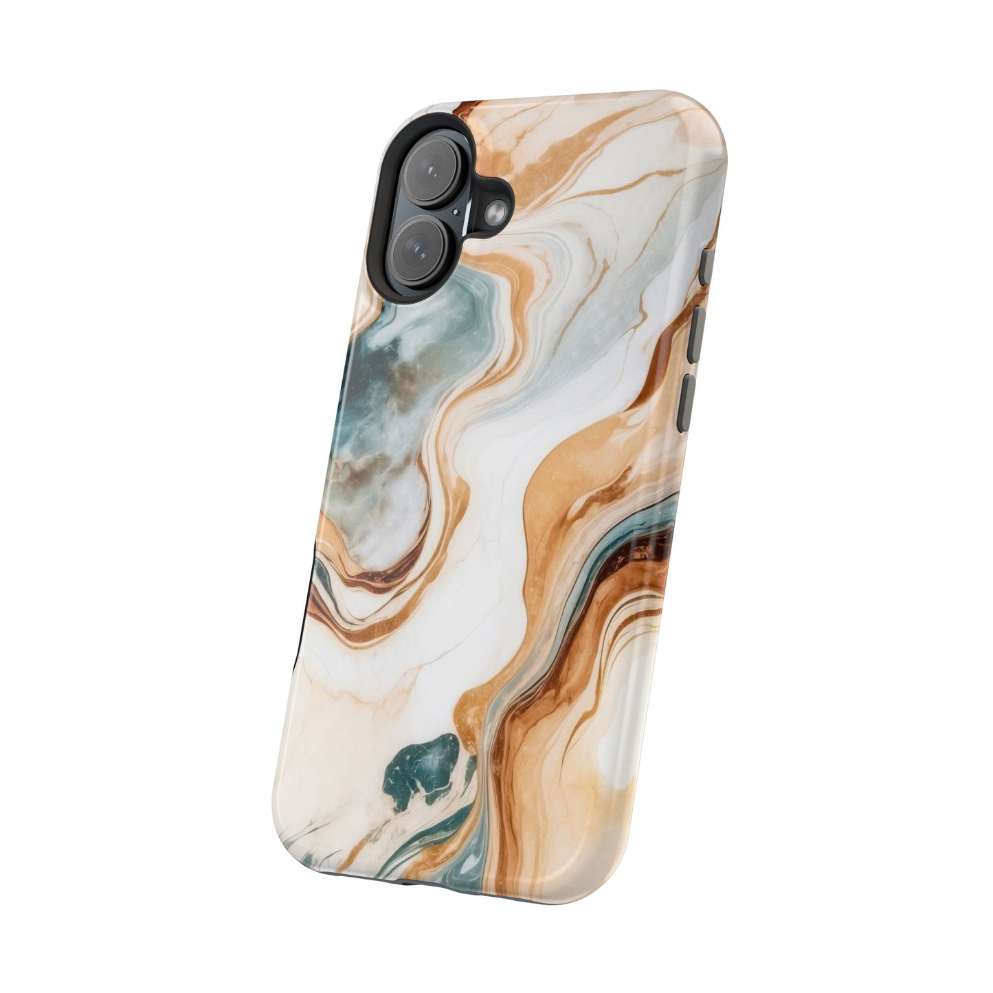 Stylish Magnetic Phone Cases, Abstract Marble Design for Everyday Use