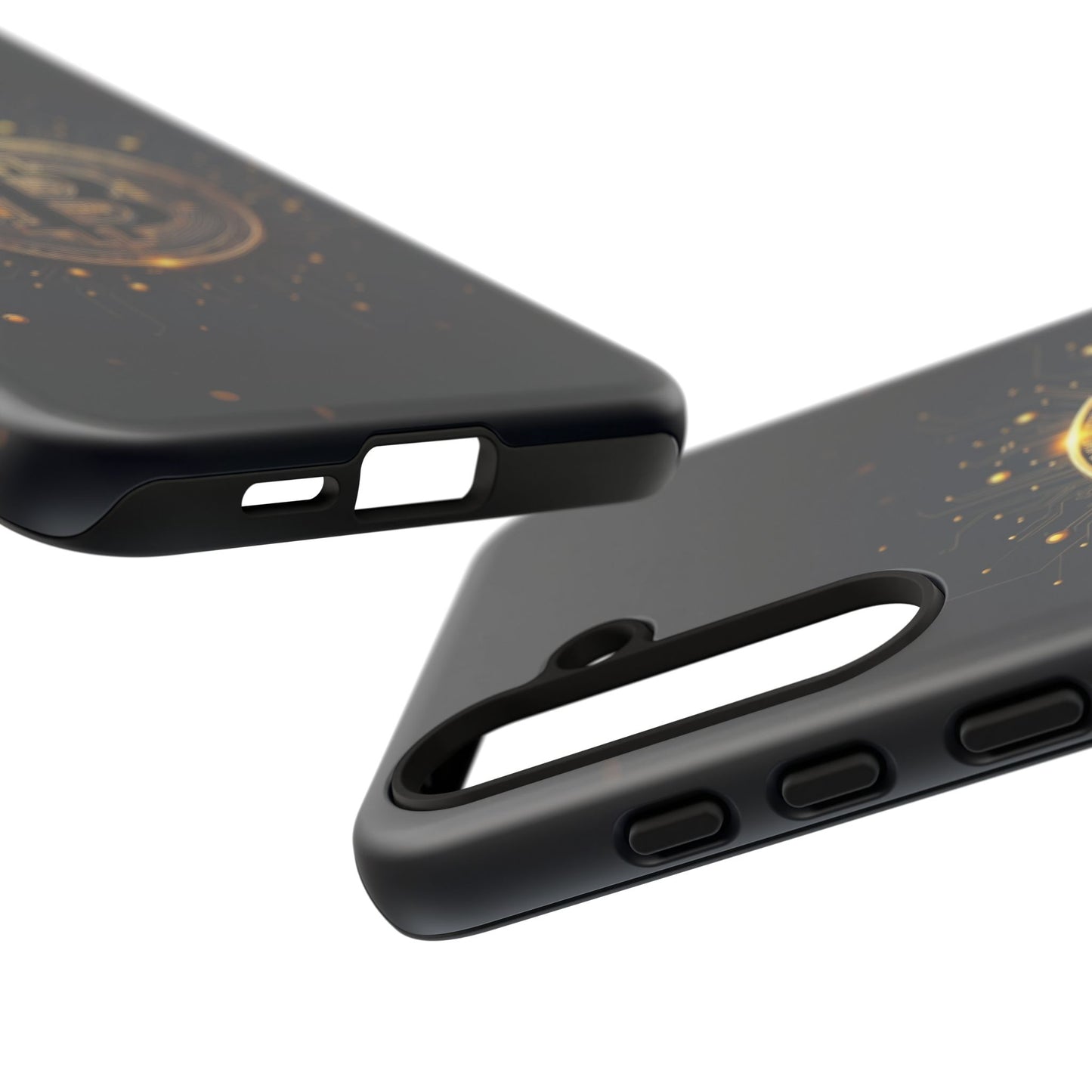 Bitcoin Samsung Tough Case for Smartphones, Crypto Lover Phone Accessory