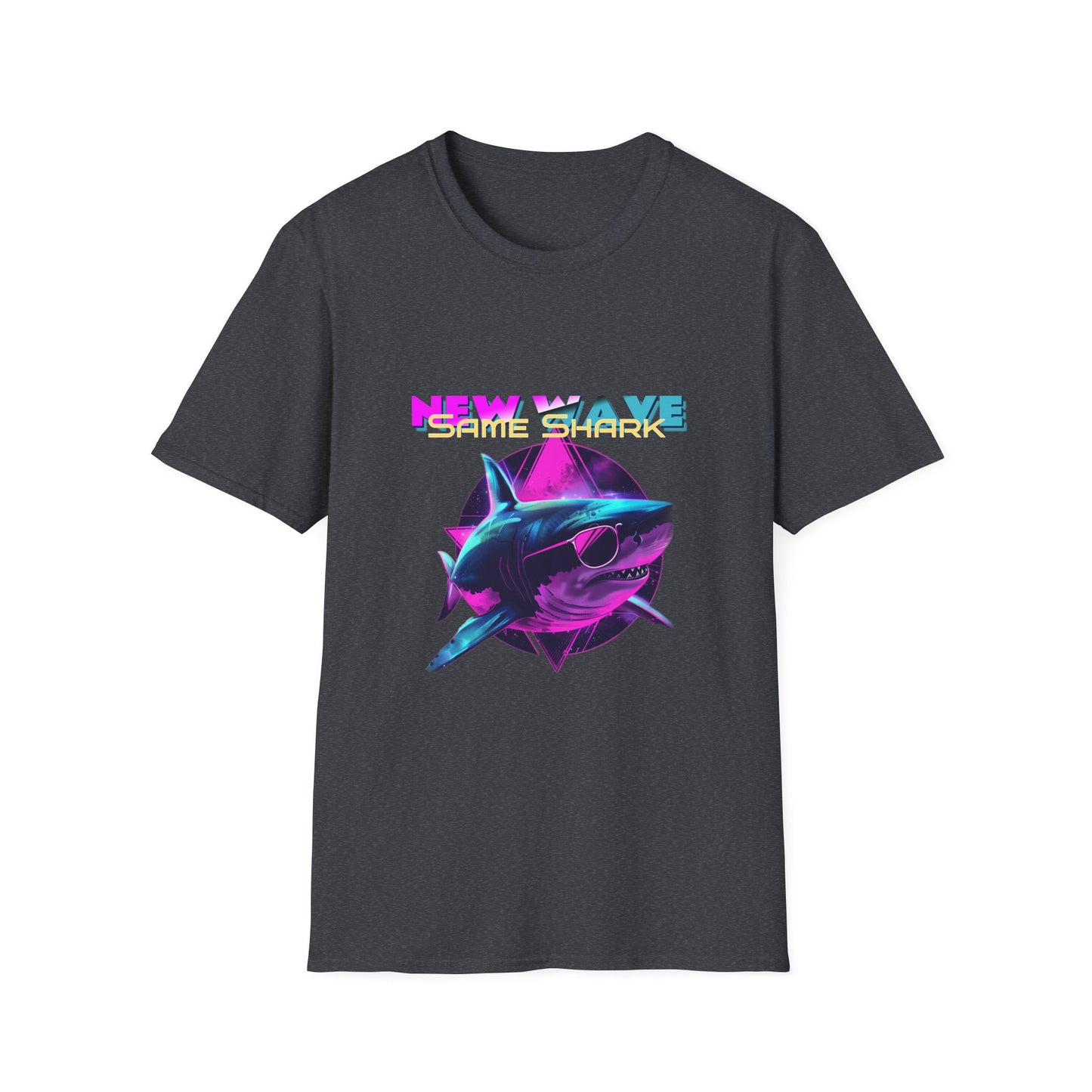 New Wave Same Shark Unisex Softstyle T-Shirt