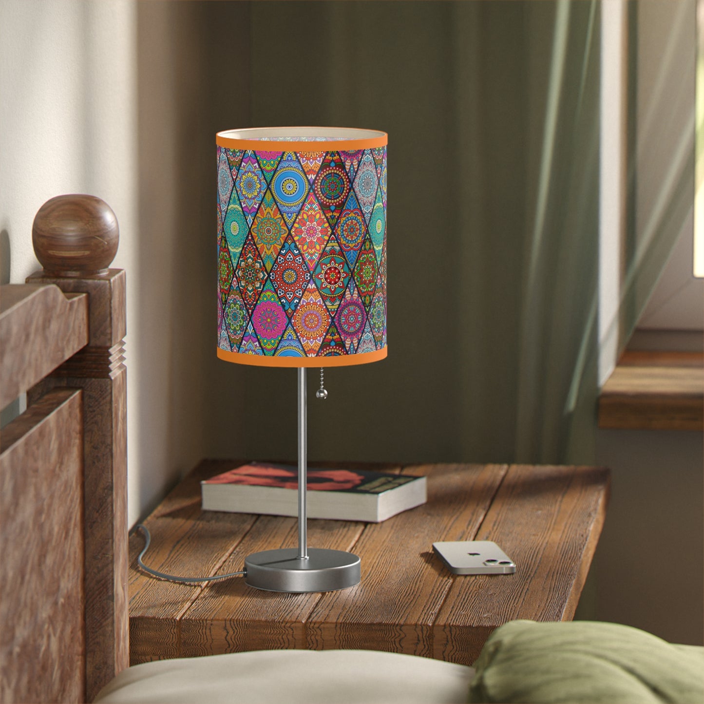 Mandala Argyle Lamp on a Stand, US|CA plug