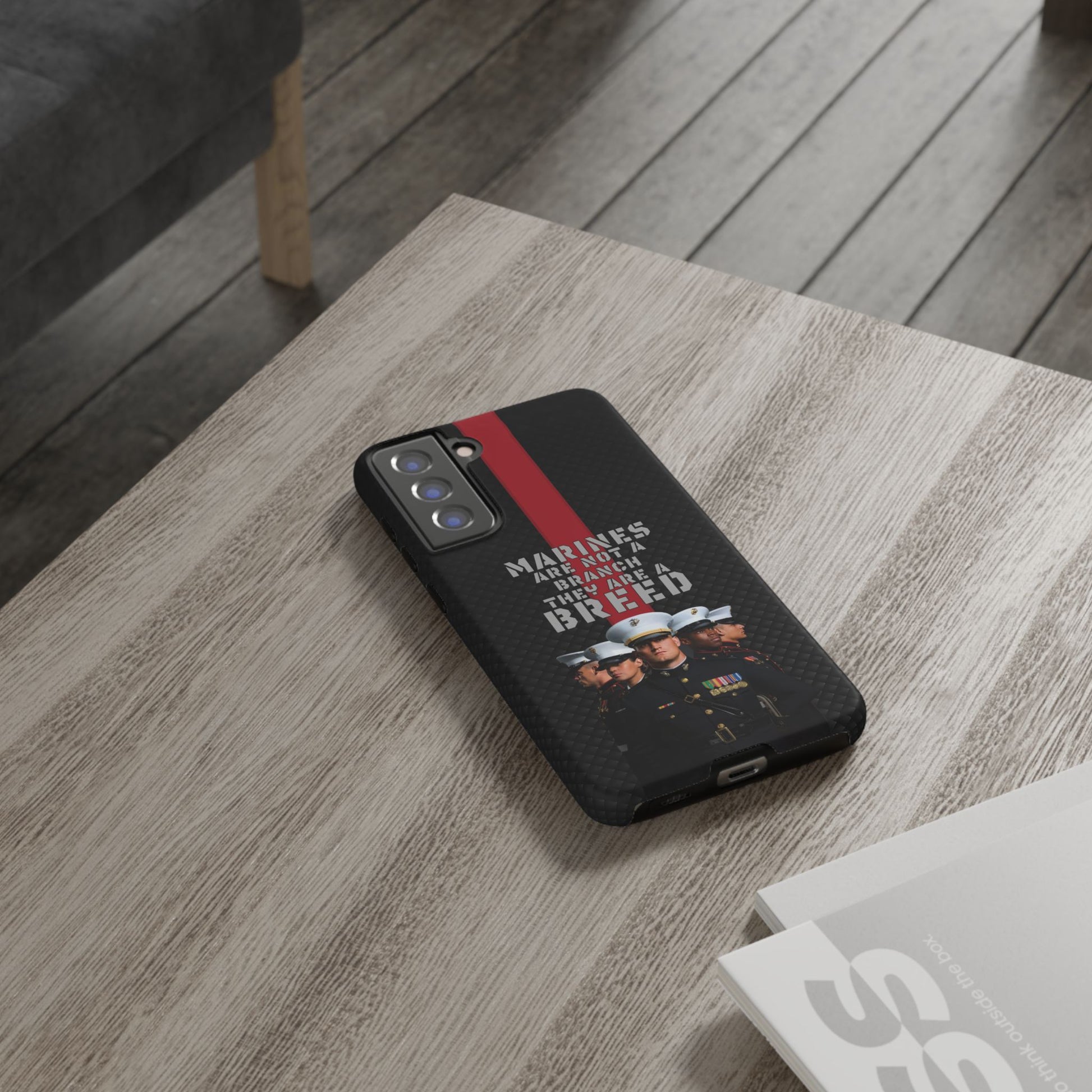 Marine Corps Samsung Tough Phone Case - Proud Military Supporter