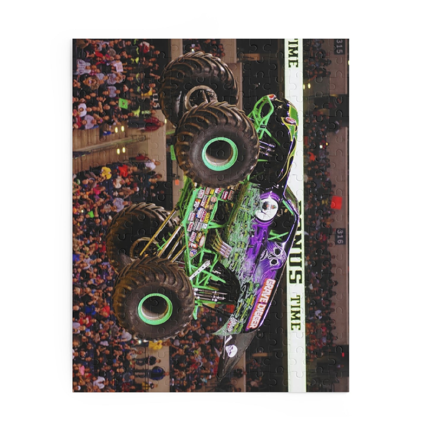 Grave Digger Monster Truck Puzzle - 120, 252, or 500-Piece Fun for Kids & Adults
