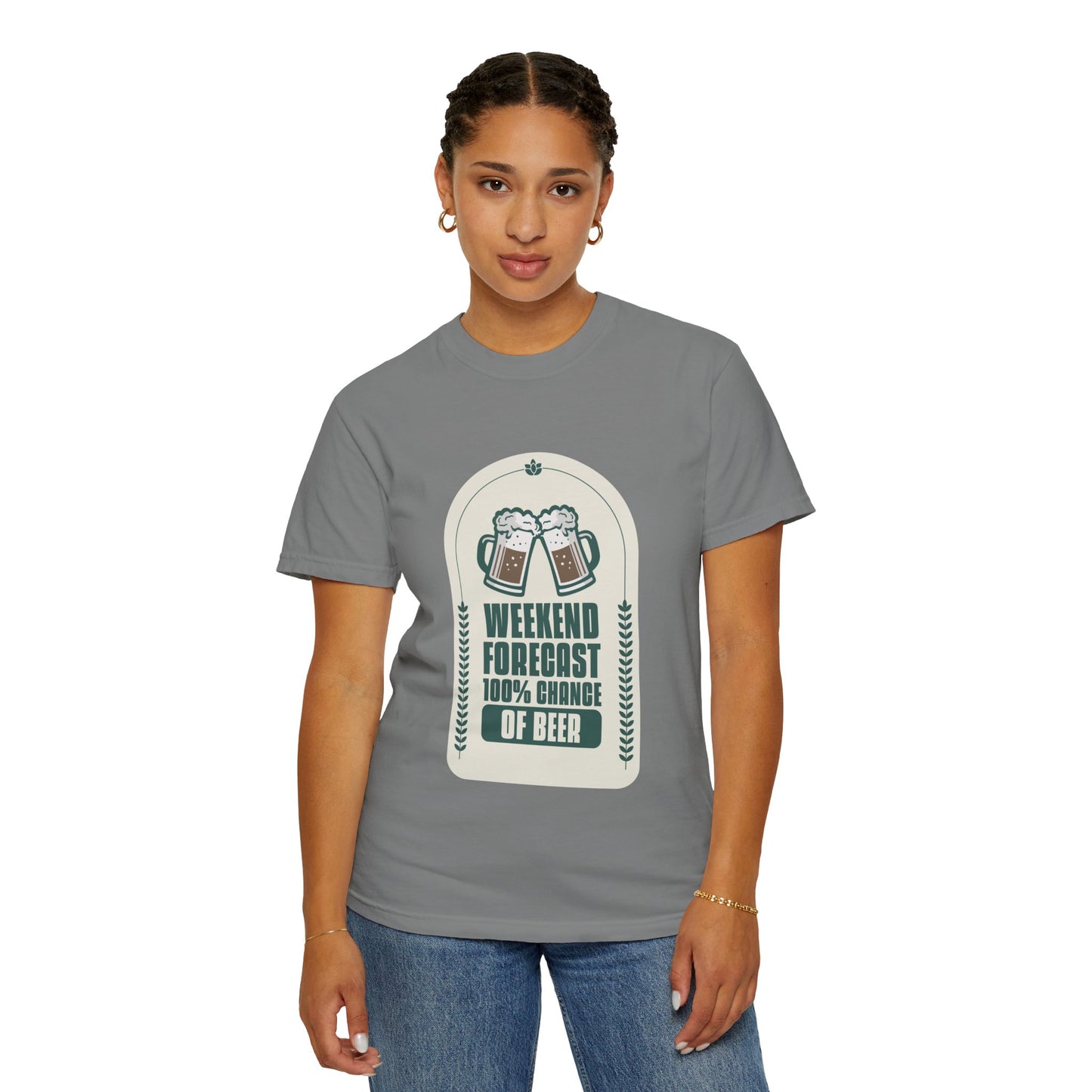 Weekend Forecast 100% Chance Of Beer T-shirt