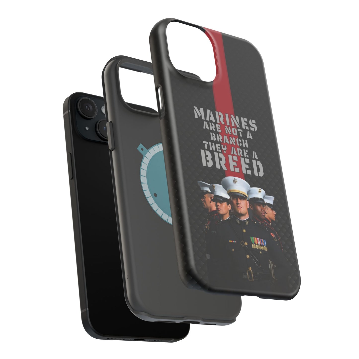 Marines Magnetic Tough Case - "Not a Branch, a Breed" Military iPhone Cover