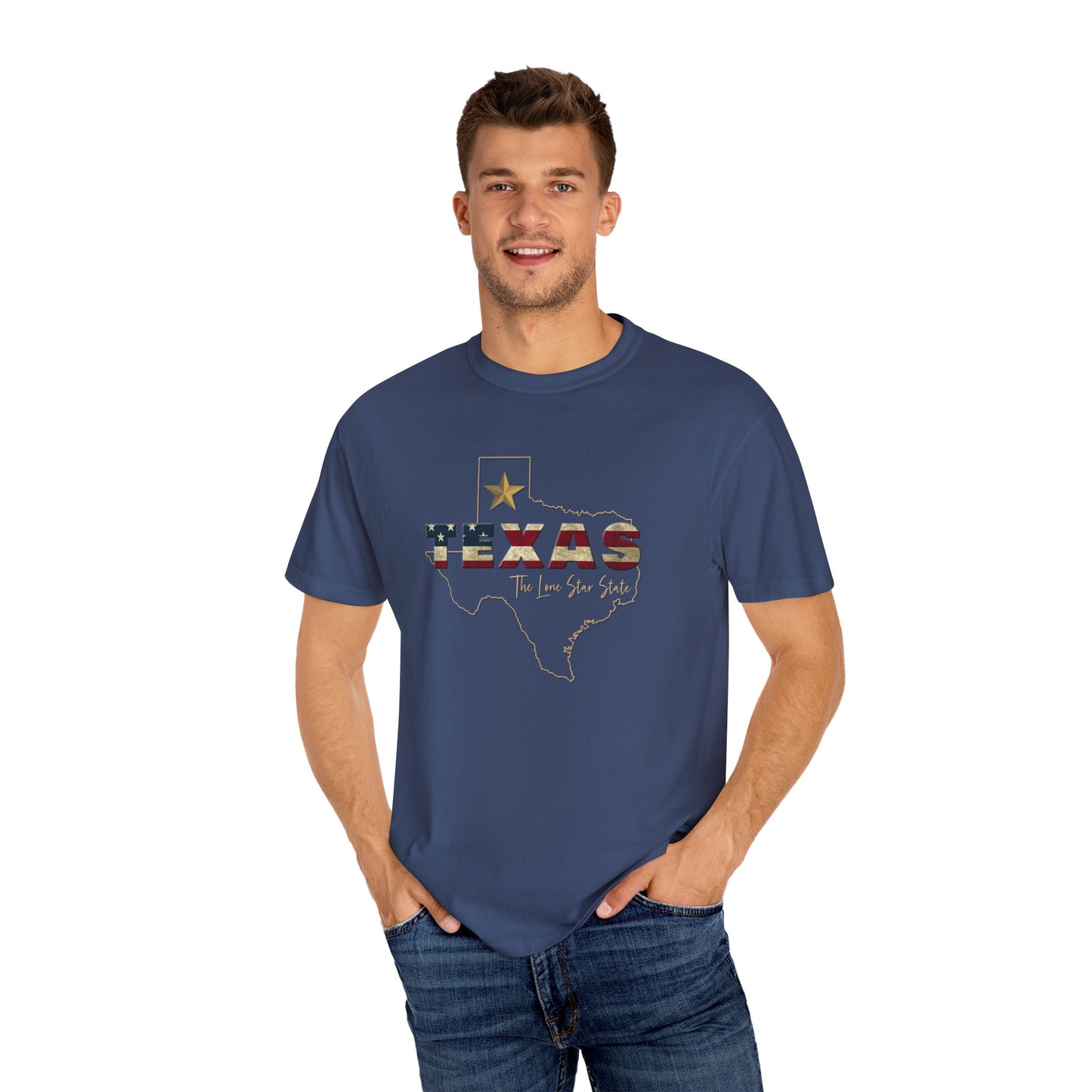 The Lone Star State Unisex Garment-Dyed T-shirt