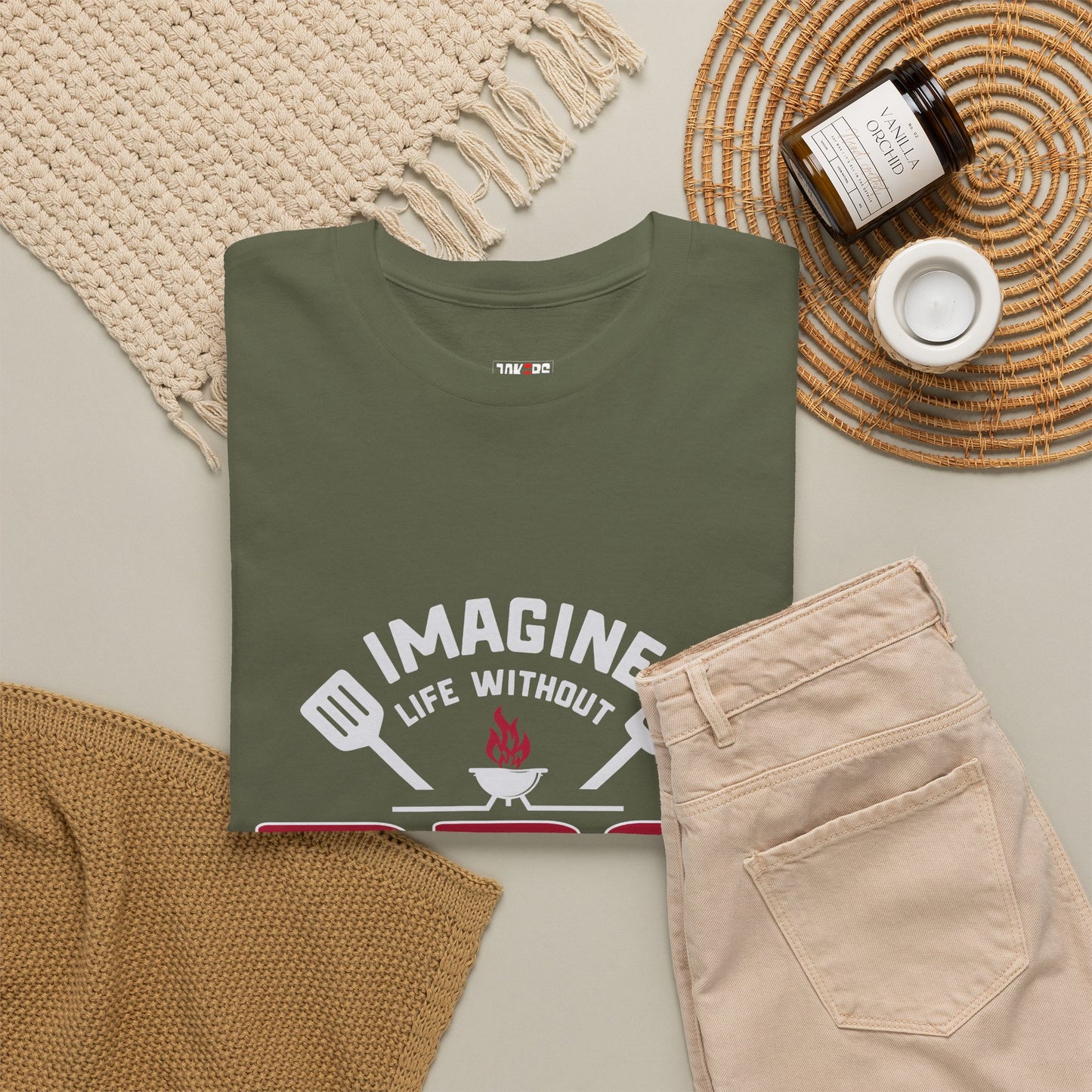 BBQ Lovers Unisex Heavy Cotton Tee - 'Imagine Life Without BBQ'