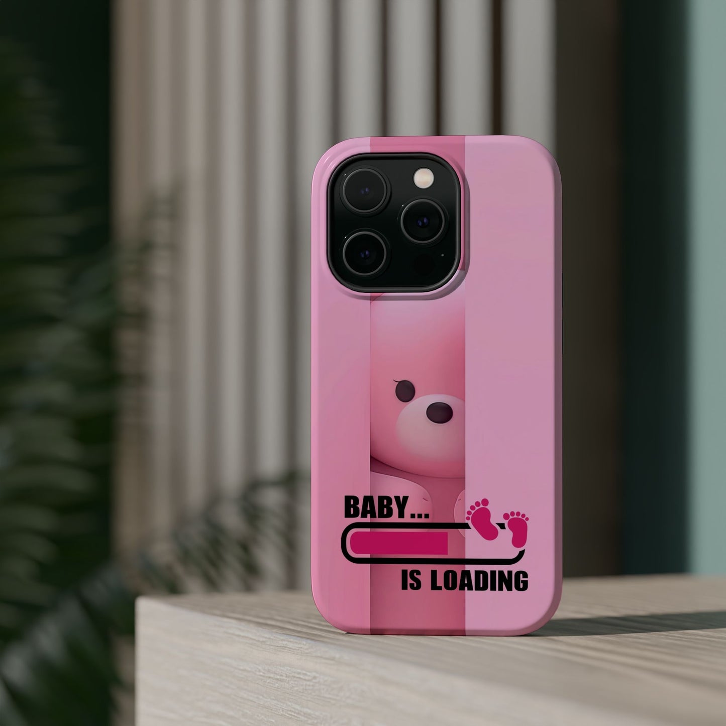 Cute Baby Loading Magnetic Phone Case, Expecting Parents Gift