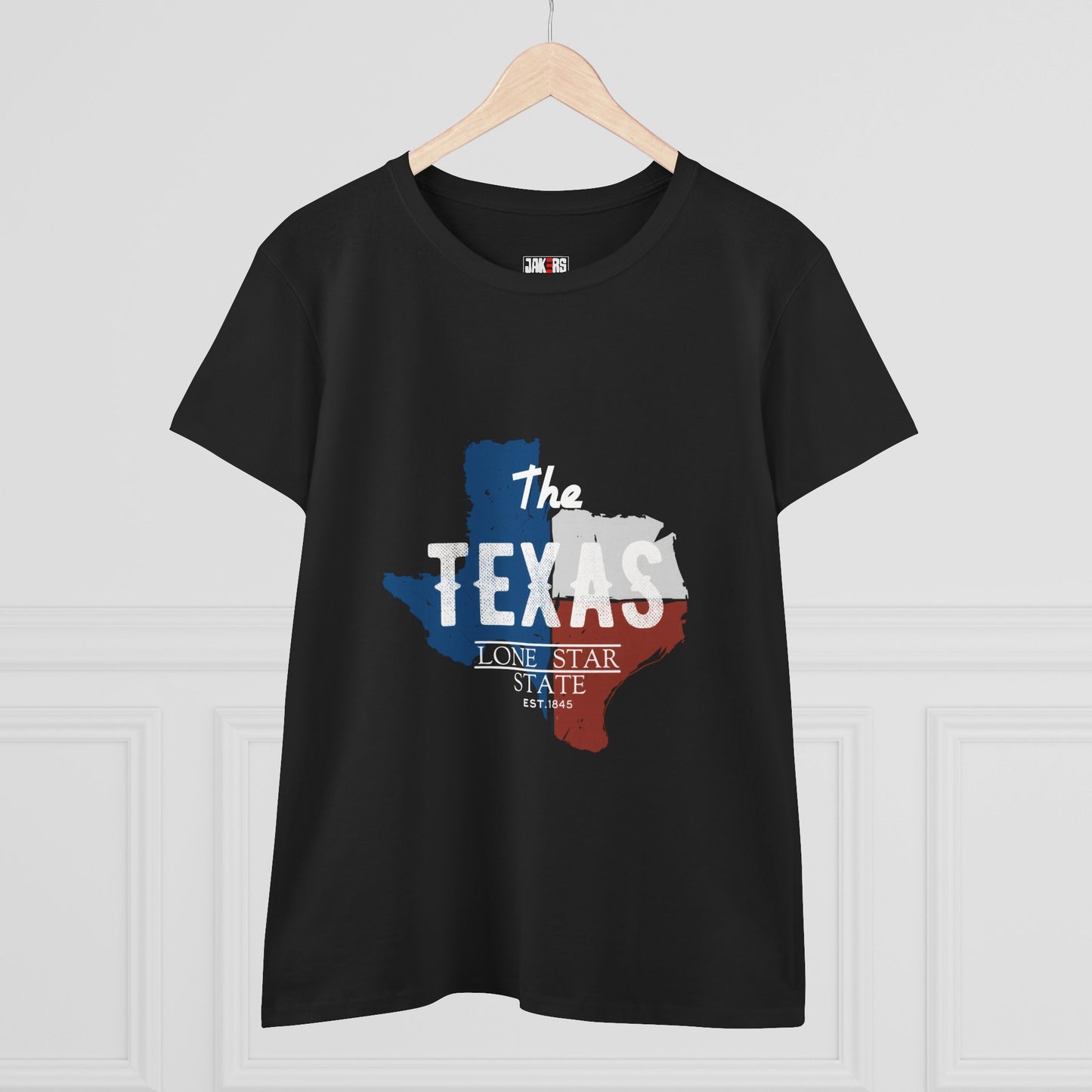 Texas Lone Star State Women's Midweight Cotton Tee