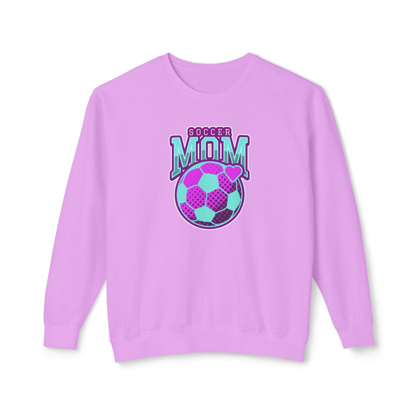 Soccer Mom Unisex Lightweight Crewneck Sweatshirt