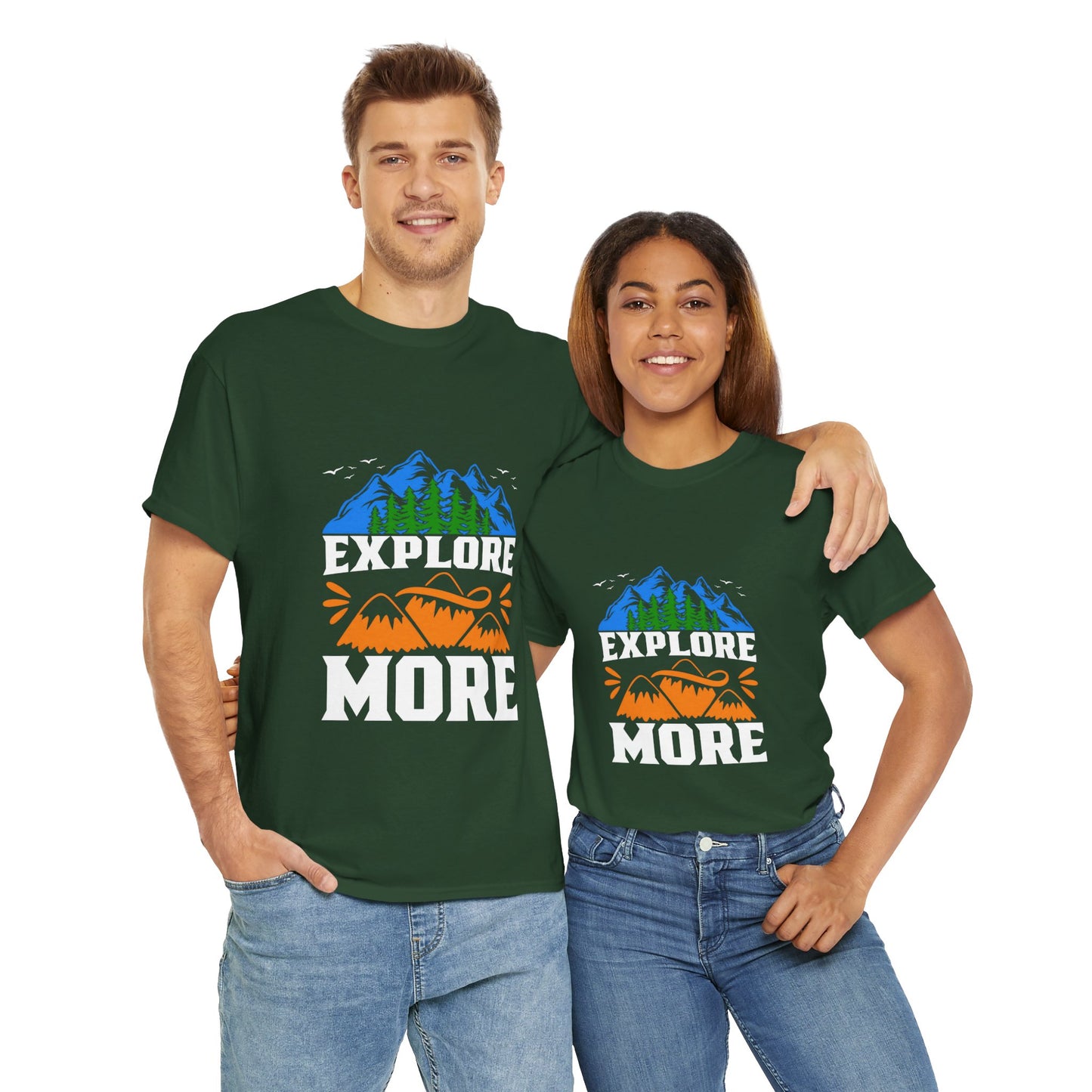 Explore More Adventure Tee - Unisex Heavy Cotton T-Shirt