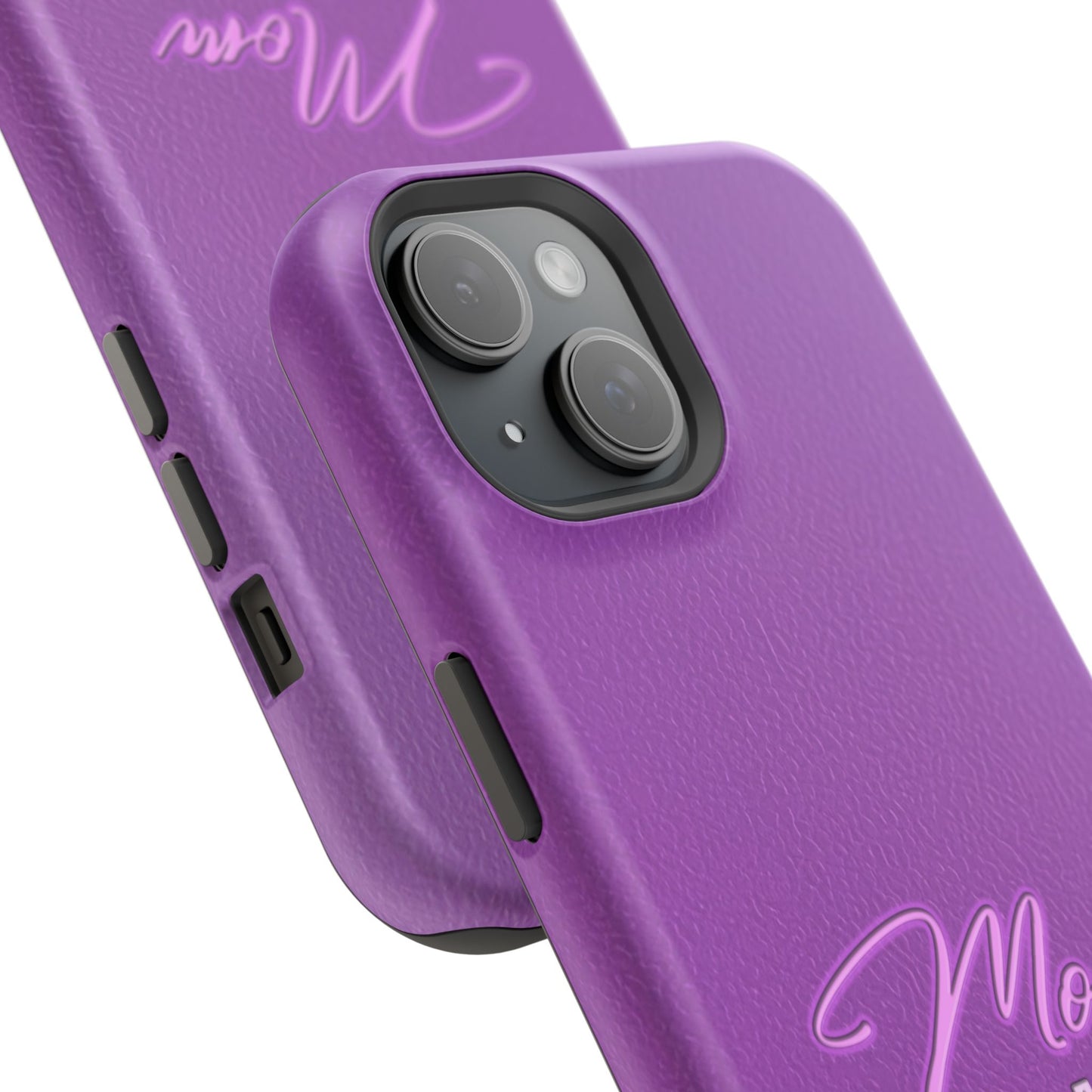 Mom On Duty Impact-Resistant Case, Purple Case for Mothers