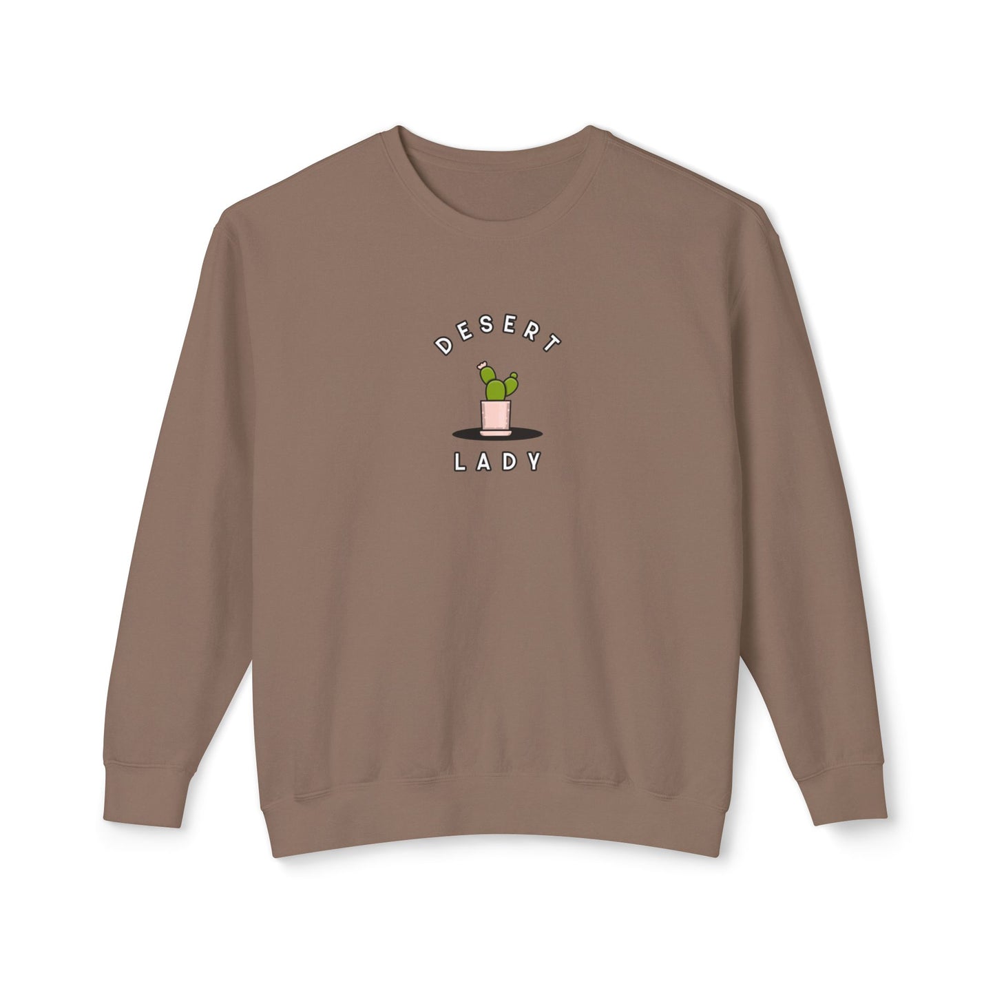 Desert Lady Unisex Lightweight Crewneck Sweatshirt