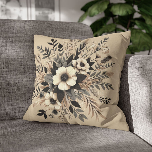 Autumn's Embrace Spun Polyester Square Pillowcase