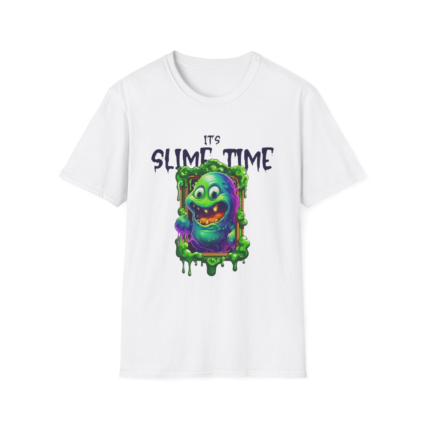 It's Slime Time Unisex Softstyle T-Shirt