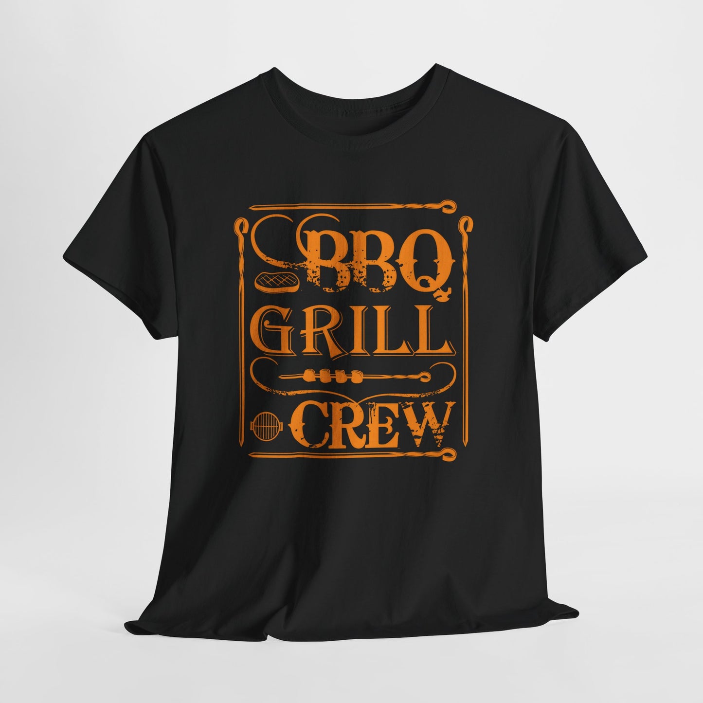 BBQ Grill Crew Unisex Heavy Cotton Tee - Perfect for BBQ Lovers and Summer Gatherings