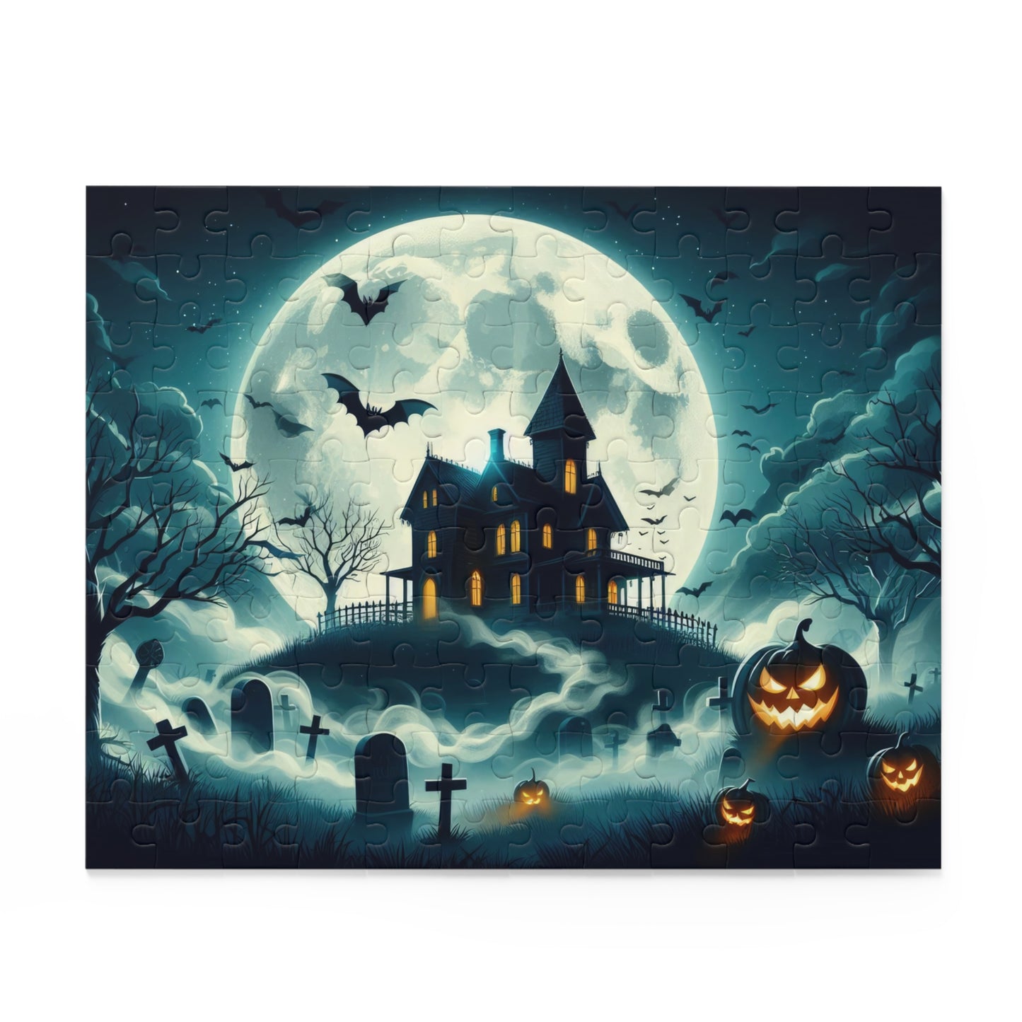 Spooky Haunted House Puzzle (120, 252, 500-Piece)