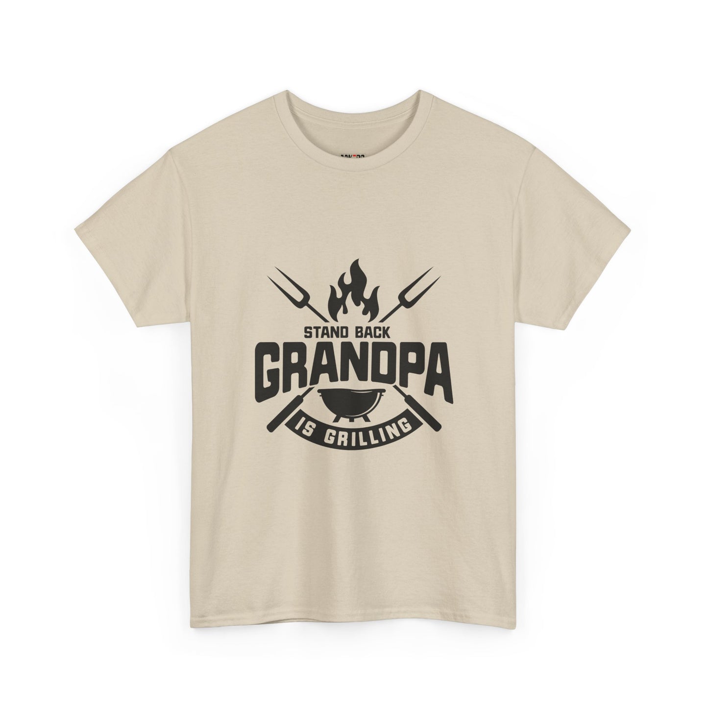 Funny Grilling Grandpa Tee | Unisex Heavy Cotton Shirt for Father's Day