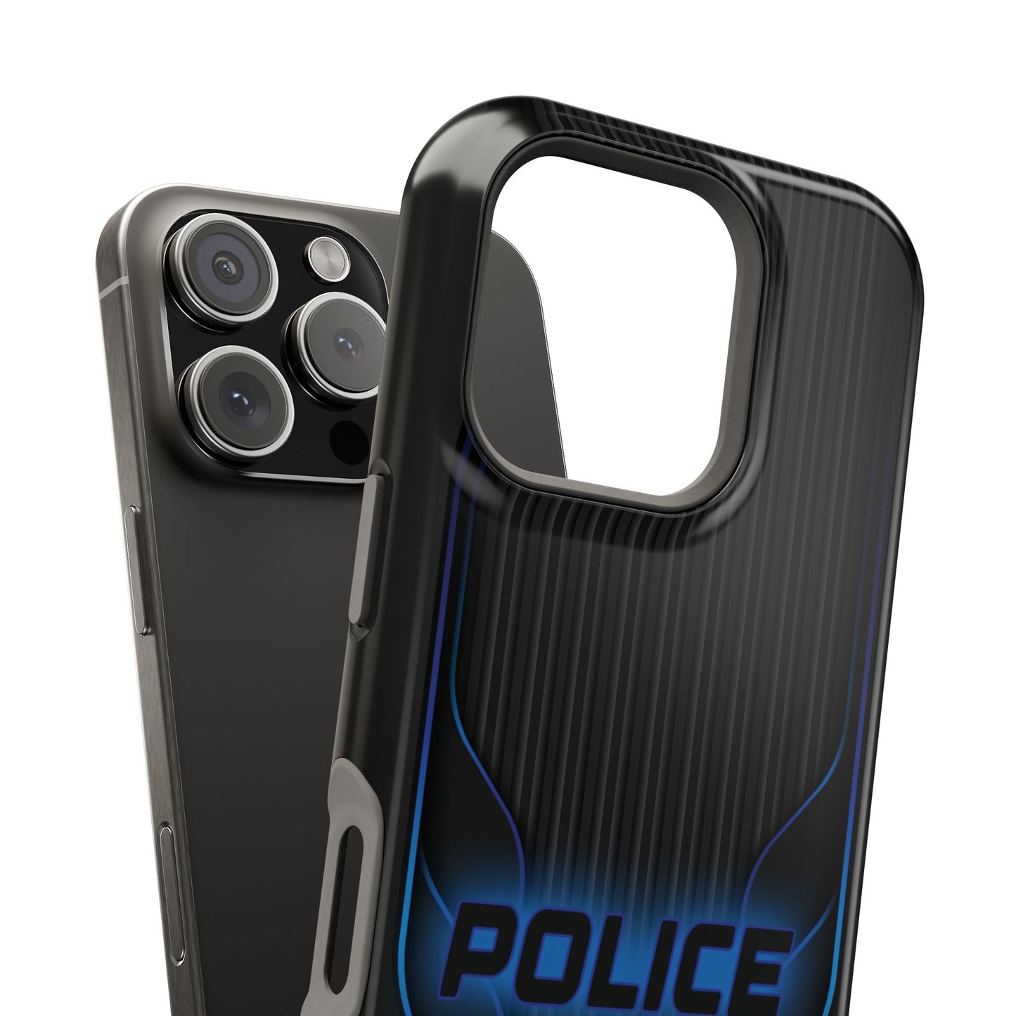 Police Magnetic Phone Cases, Blue Light