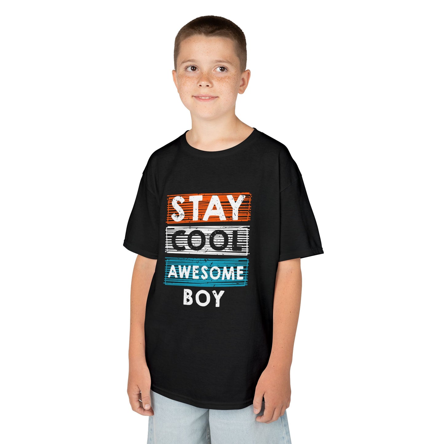 Kids Stay Cool Awesome Tee - Heavy Cotton™ T-Shirt for Boys