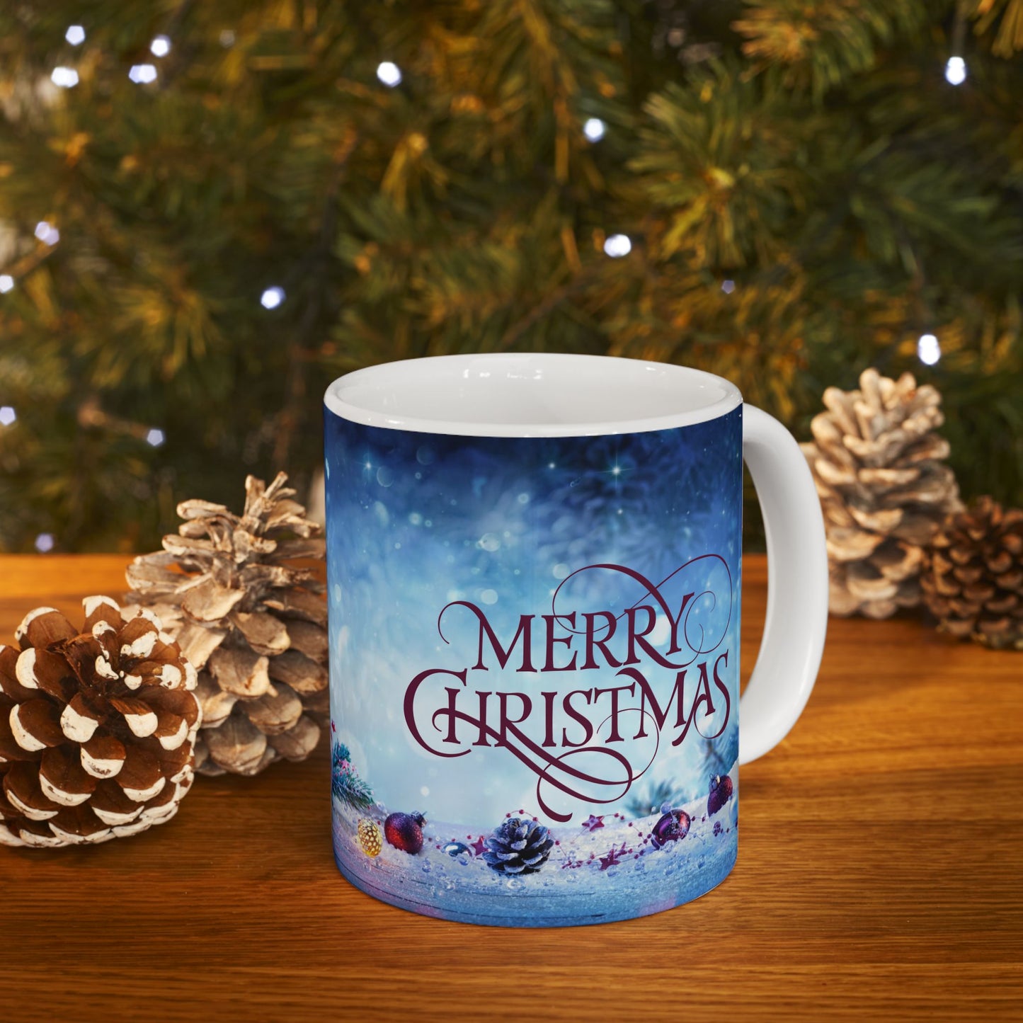 Silent Night Ceramic Mug, (11oz, 15oz)