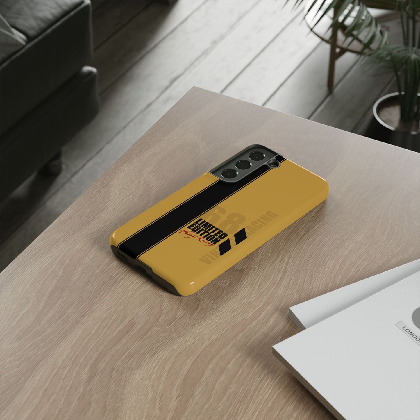 Vintage Racing 68 Tough Case, Retro Racecar Design