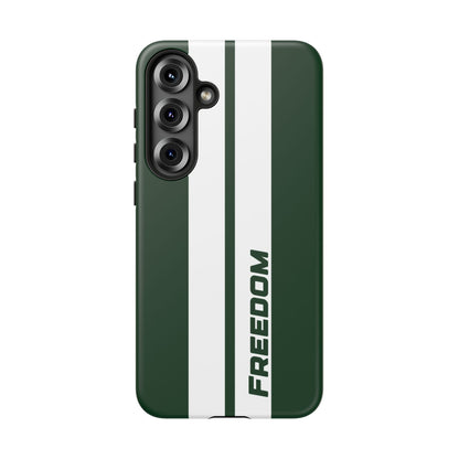 Freedom Tough Case, Olive Green Motorsport-Inspired Cove