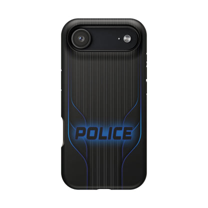 Police Magnetic Phone Cases, Blue Light