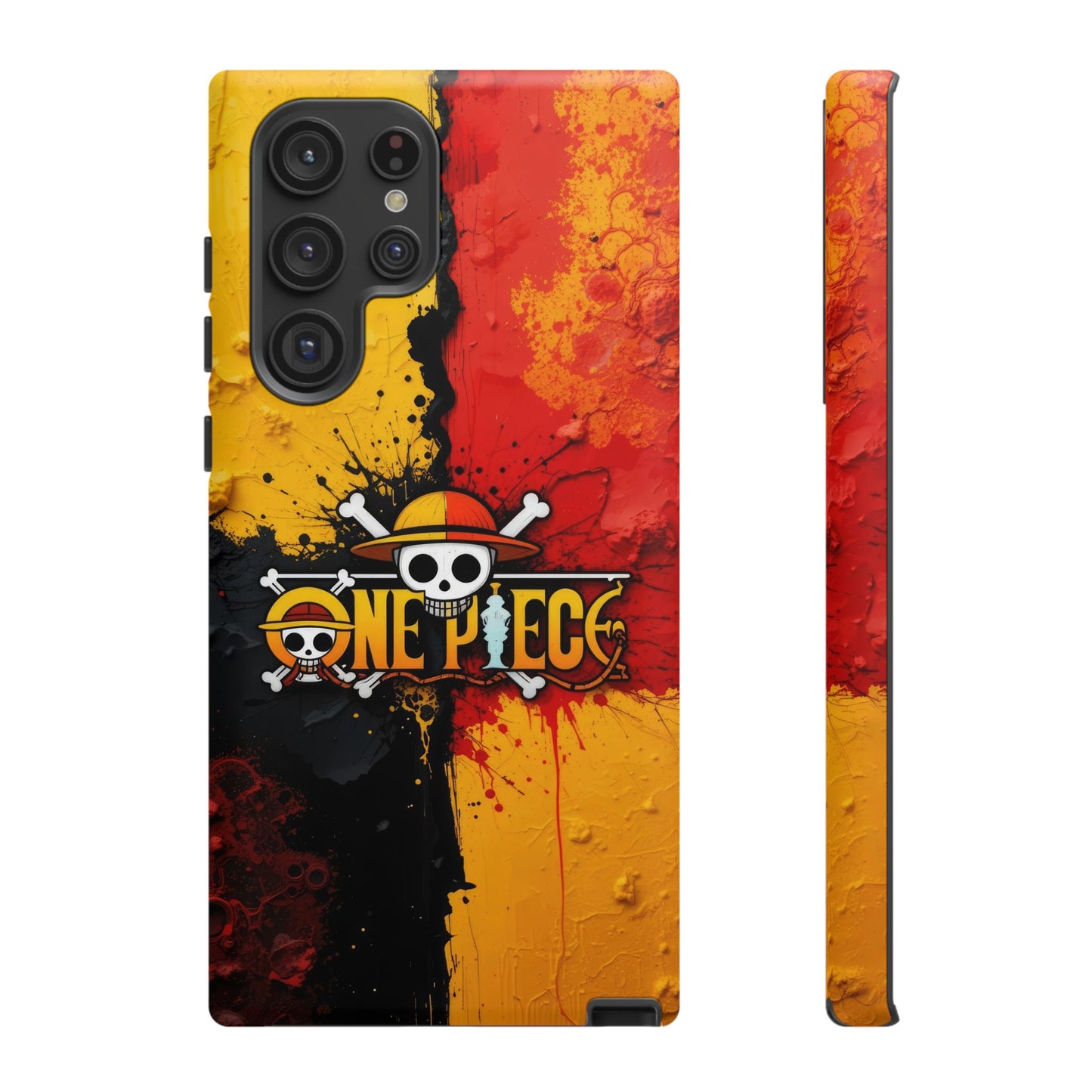 One Piece Samsung Tough Phone Case, Anime Vibrant Design