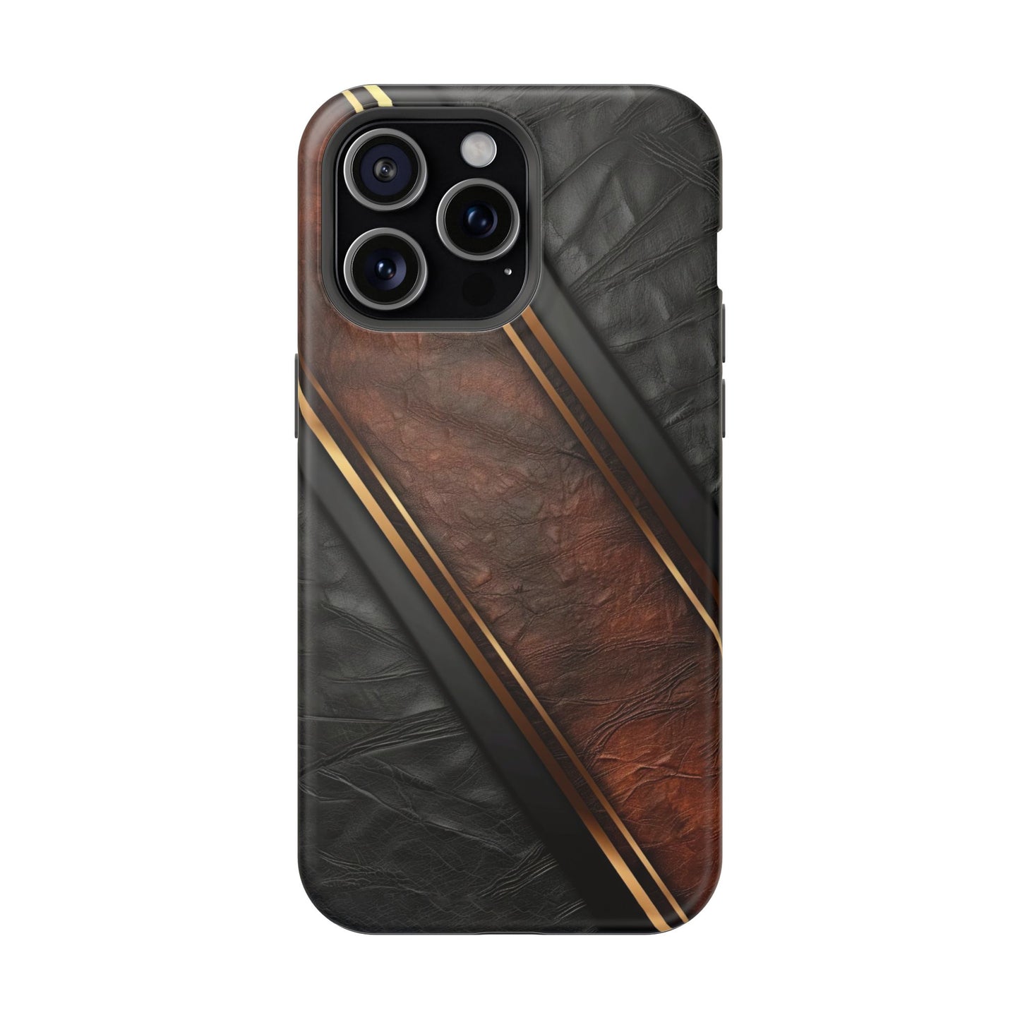 Stylish Leather Texture Magnetic Tough Cases