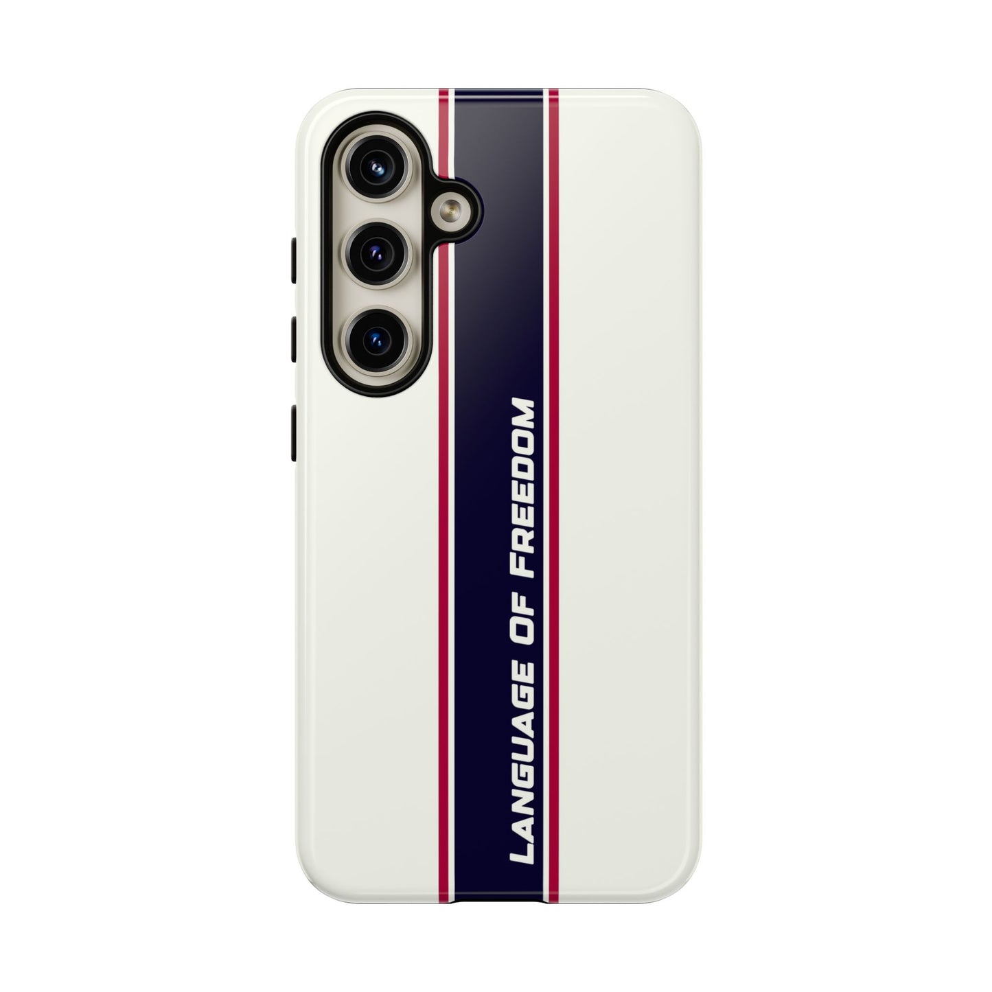 Language of Freedom Tough Case – Minimalist Design