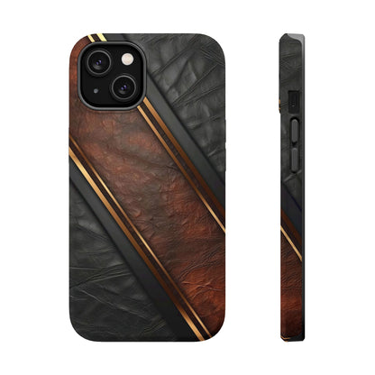Stylish Leather Texture Magnetic Tough Cases