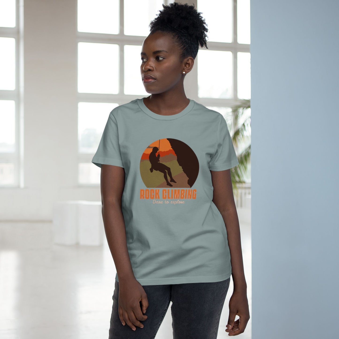 Rock Climbing Dare To Explore Women’s Maple Tee