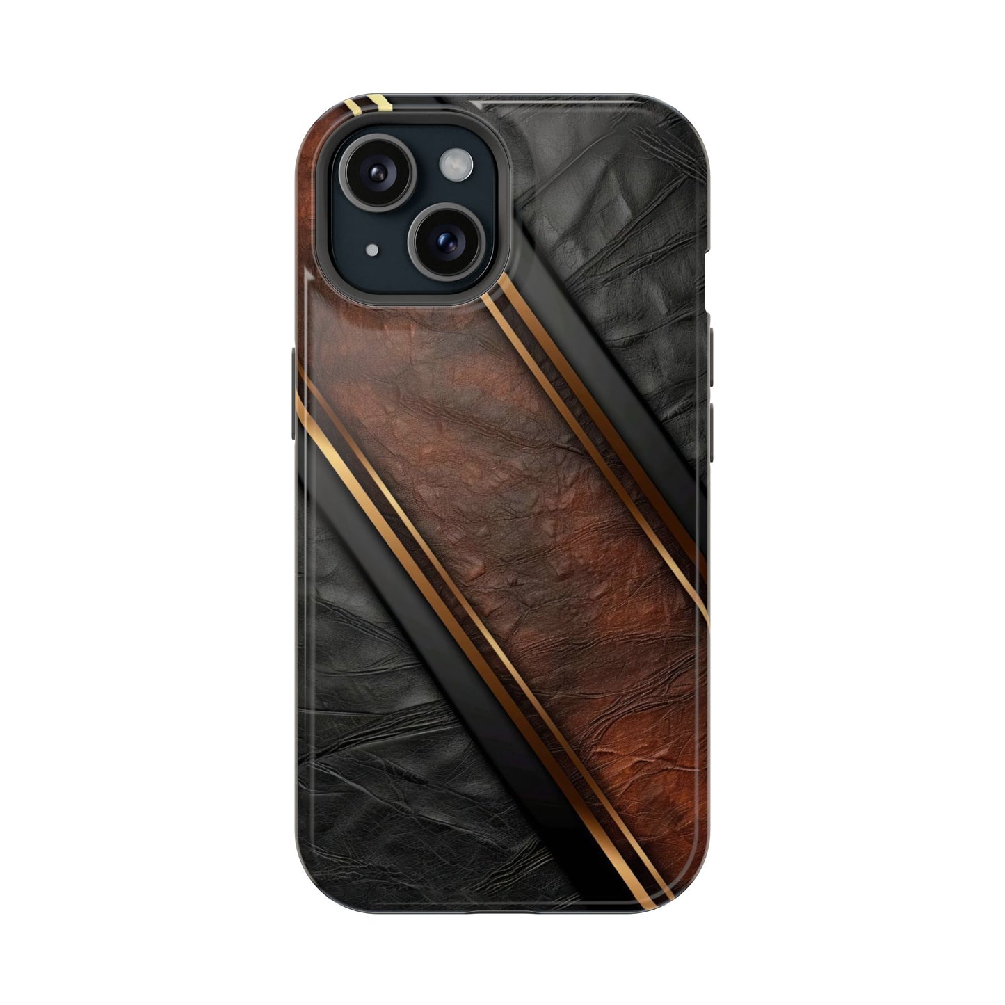 Stylish Leather Texture Magnetic Tough Cases