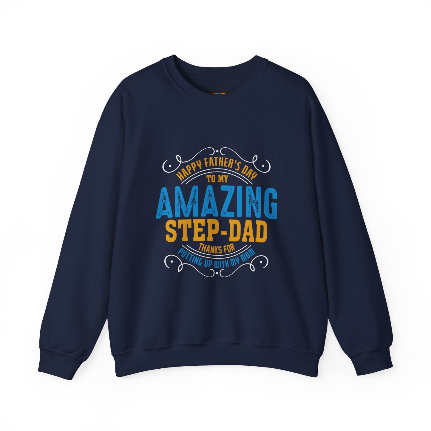 Amazing Step-Dad - Unisex Heavy Blend™ Crewneck Sweatshirt