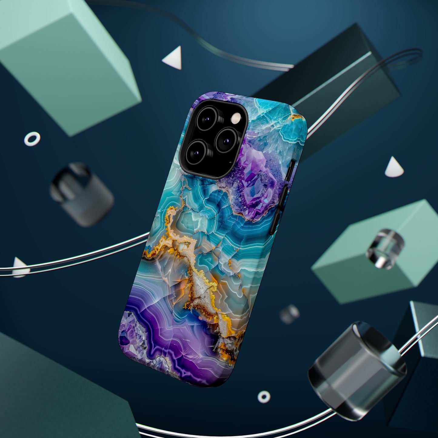 Turquoise Veil Magnetic Phone Case