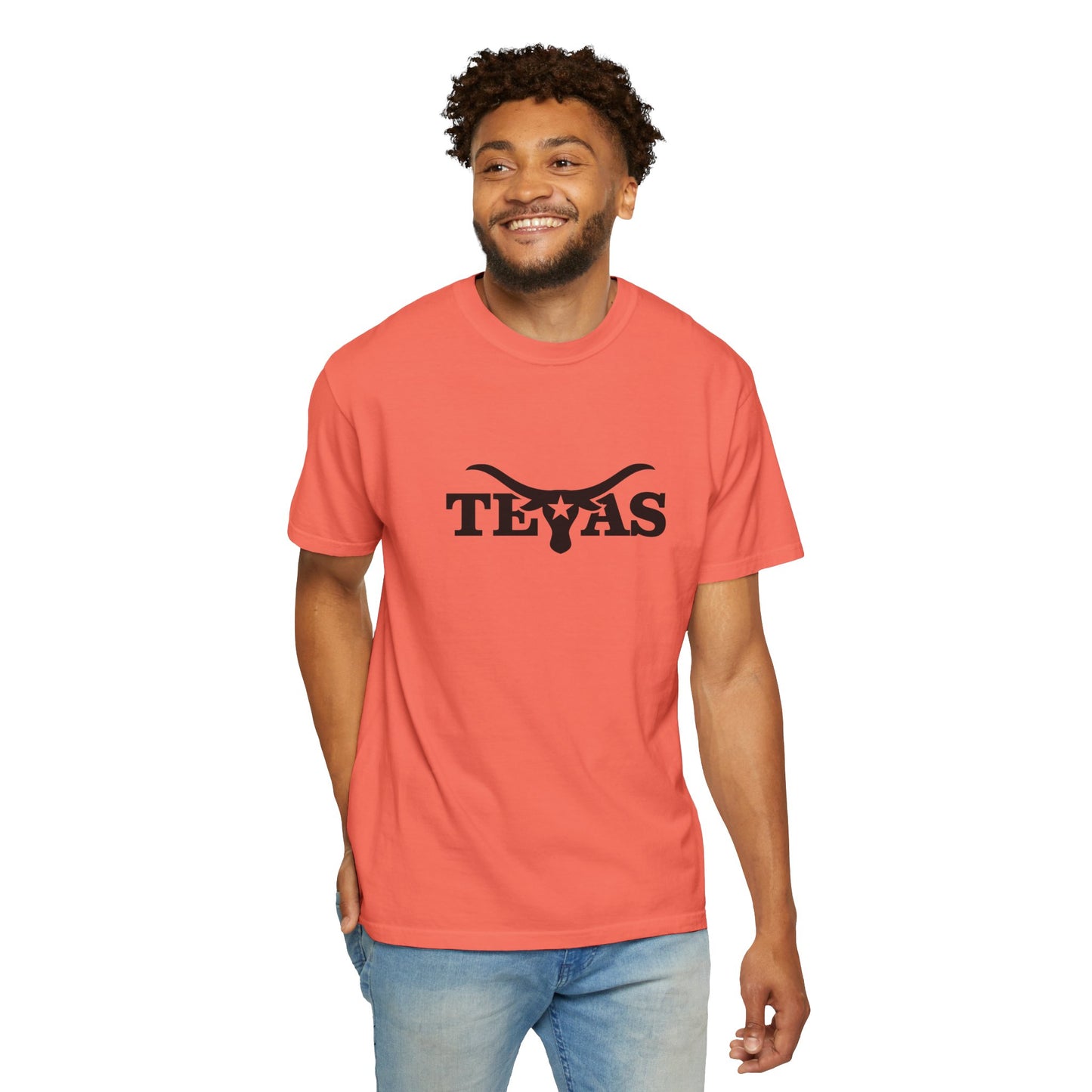Texas Unisex Garment-Dyed T-Shirt - Cool Western Vibe for Everyday Wear