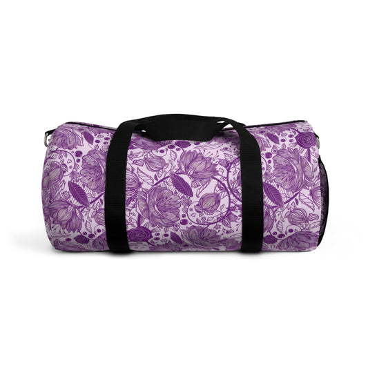 Graphical Garden: Purple Edition Duffel Bag