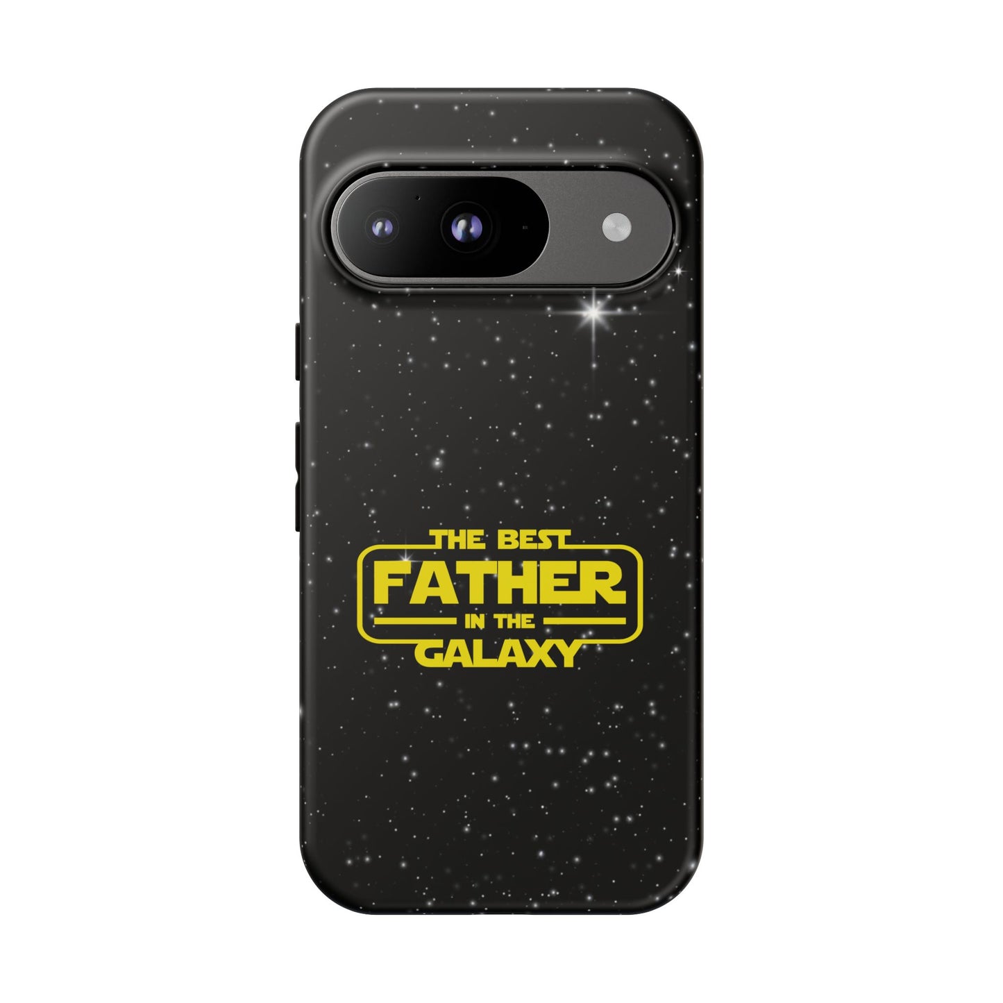 Galaxy-Themed Google Pixel Tough Case - Perfect Gift for the Best Father