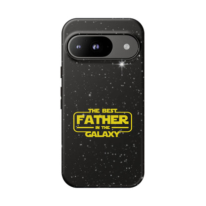 Galaxy-Themed Google Pixel Tough Case - Perfect Gift for the Best Father
