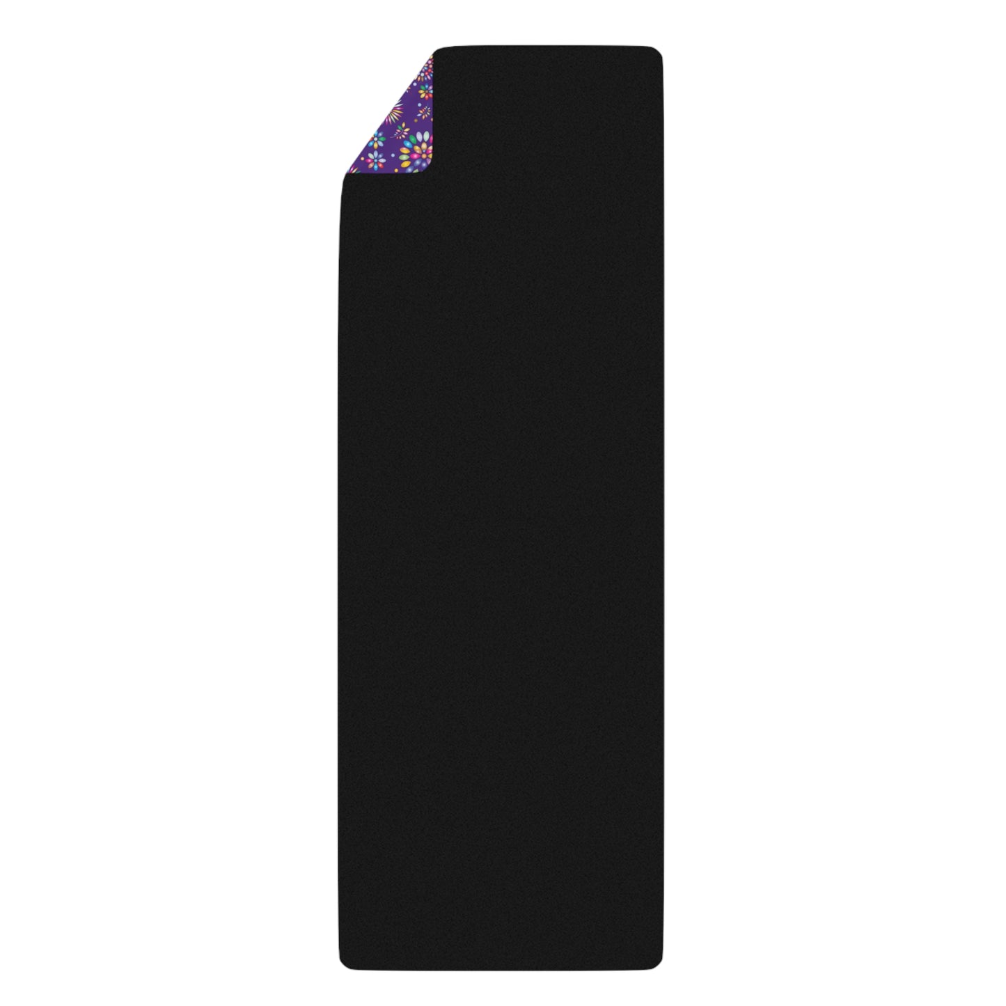 Vibrant Vibes Rubber Yoga Mat / Purple