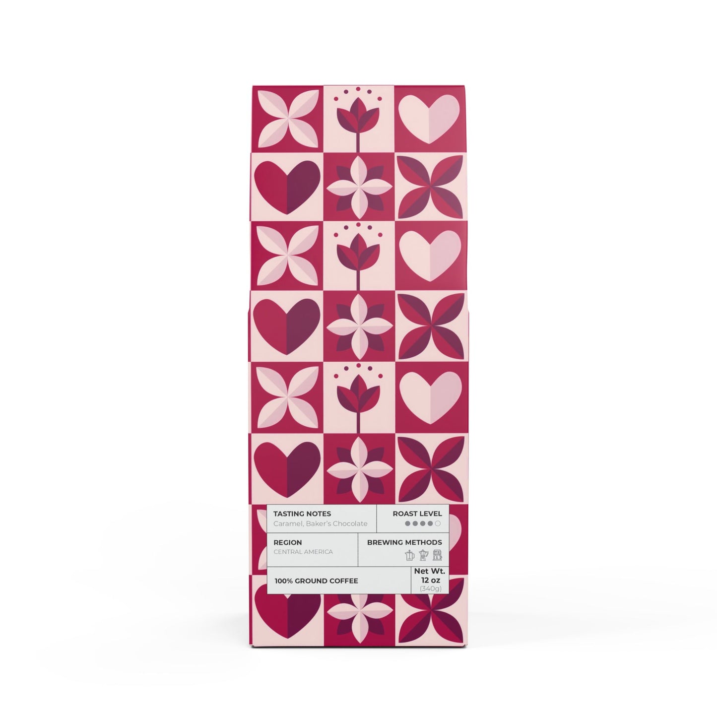 Flathead Valley Coffee Blend (Medium-Dark Roast) / Tasting notes: Warm spice, caramel, and dark chocolate