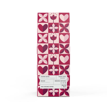 Flathead Valley Coffee Blend (Medium-Dark Roast) / Tasting notes: Warm spice, caramel, and dark chocolate